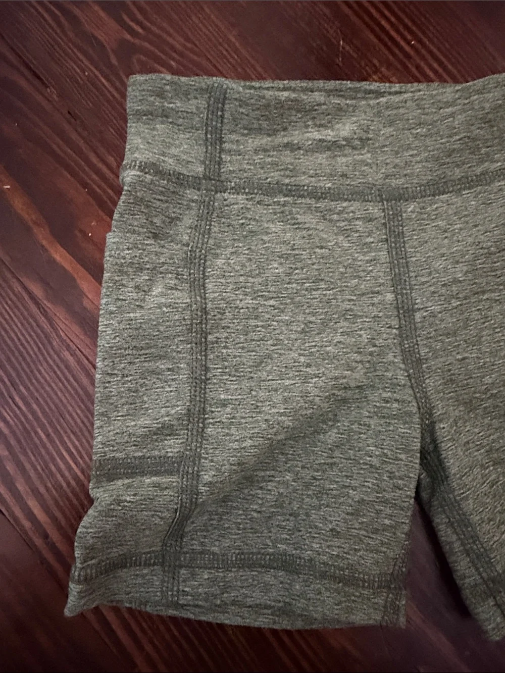 Primary Olive Green Girls Active Bike Shorts